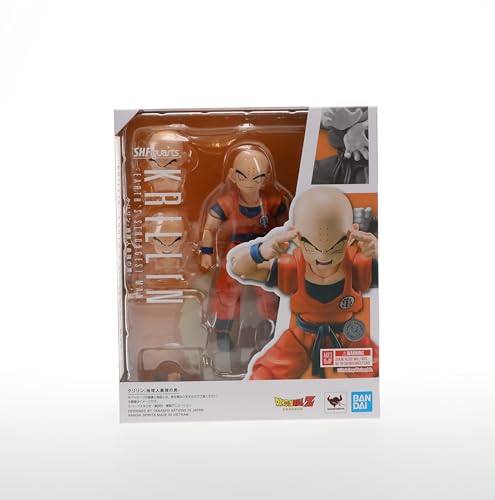 Tamashi Nations - DragonBall Z - Krillin Earth's Strongest Man Action Figure - Collectible 12cm Figuarts (171636)