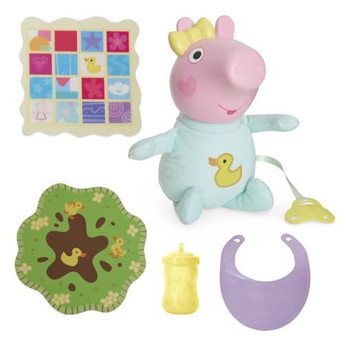 Peppa Pig Oinks and Snuggles Evie Interactive Baby Doll - 20+ Sound Effects, Ages 3+ 11