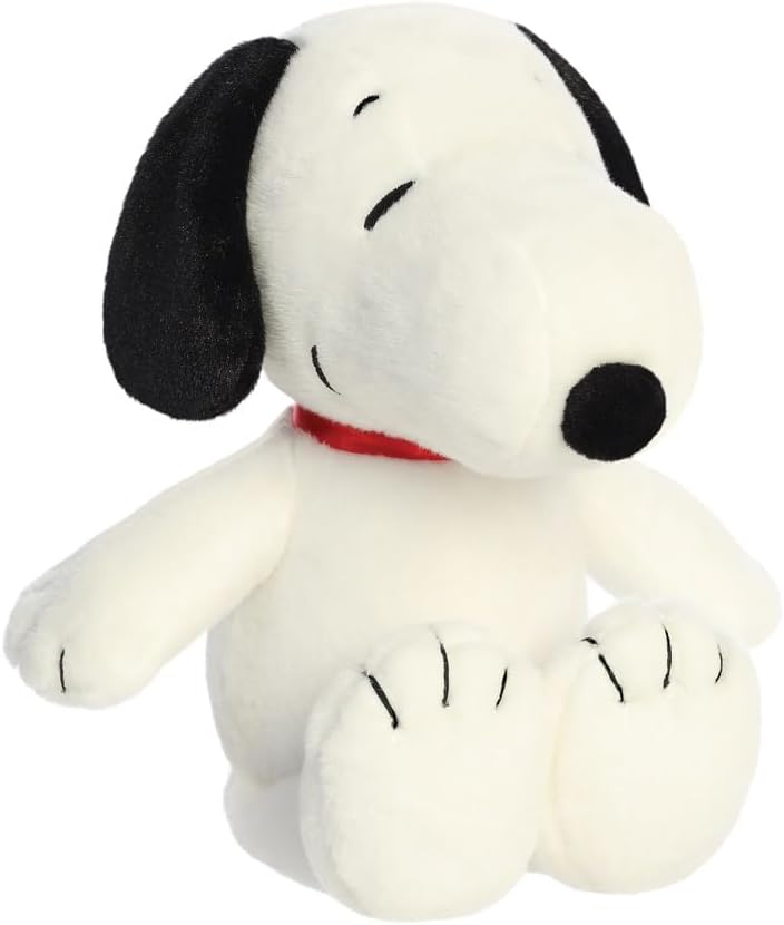 Aurora Peanuts - Snoopy 12" Soft Toy, White & Black