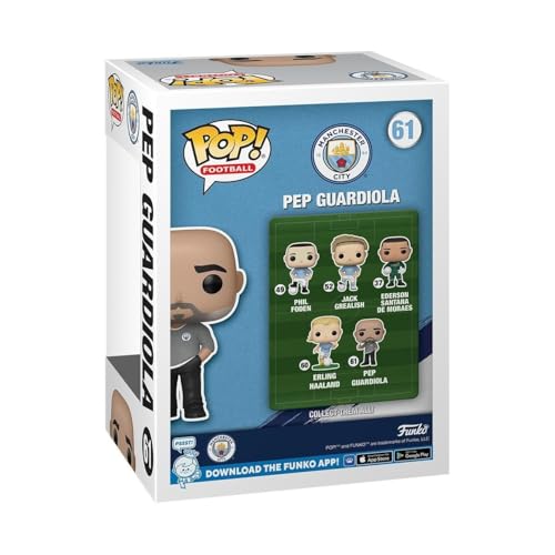 Funko Pop! Football: Manchester City FC - Pep Guardiola Vinyl Figure (75114)