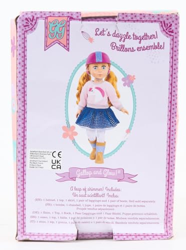 Glitter Girls 14-Inch Doll Gallop & Glow Riding Outfit - Deluxe Equestrian Clothes Set for 3+ 20