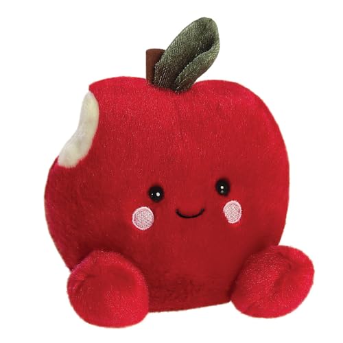 AURORA Palm Pals Crisp Red Apple Soft Toy | 13cm | Red | Suitable from Birth 2