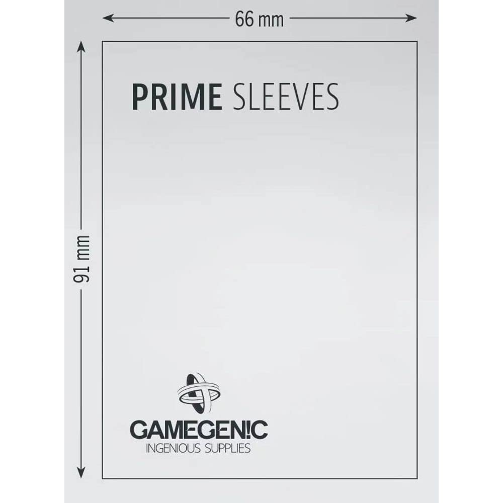 Gamegenic Prime Sleeves (100-Pack) Lime – TCG Card Protection for Magic: The Gathering, Pokémon, Yu-Gi-Oh!