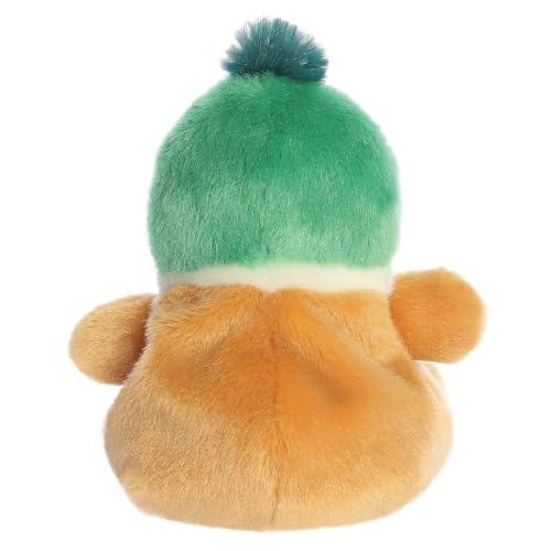 Palm Pals Puddles Mallard Duck Soft Toy - 13cm Bean-Filled Plush, Ages 0+ 6
