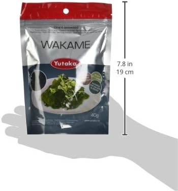 Yutaka Dried Wakame Seaweed Flakes 40g (Pack of 6)