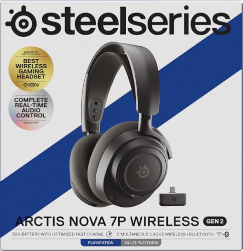 SteelSeries Arctis Nova 7P Wireless Gen 2 - PS5 Gaming Headset with 2.4GHz + Bluetooth 26