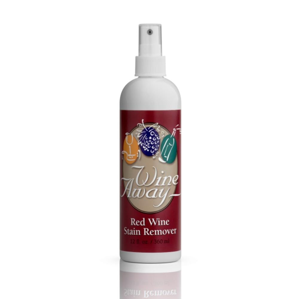 Wine Away Red Wine Stain Remover Spray - Organic, Citrus Scent | 12 fl oz 1