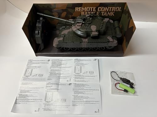 CMJ RC Cars 1:20 Scale RC Army Military Tank - 2.4GHz Remote Control with Sound & Light Effects 15