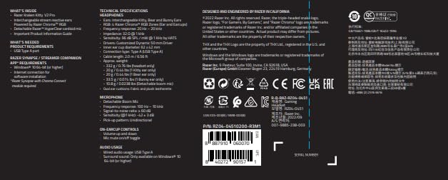 Razer Kraken Kitty Edition V2 Pro - Wired RGB Gaming Headset with Interchangeable Ears 23