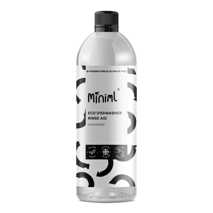 Miniml Rinse Aid - Unscented, Vegan & Cruelty-Free - 750ml - British Made