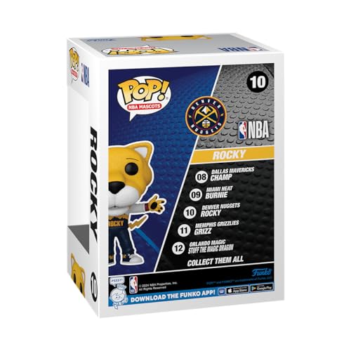 Funko Pop! NBA Mascots - Rocky the Mountain Lion Vinyl Figure (79628) 3