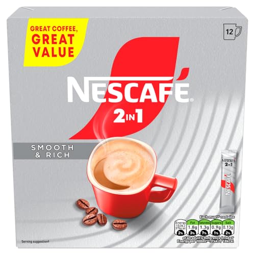 NESCAFÉ 2 IN 1 Original Instant Coffee Mix (1 Pack, 12 Drinks) 3