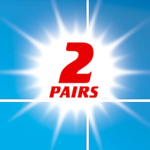 Duzzit - Household Gloves 100% Latex Comfort Fit Flock Lined Pack of 2 Size Small