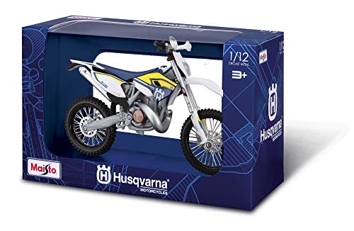 Maisto Husqvarna FE501 Motorbike - 1:12 Scale Die-Cast Model - Yellow