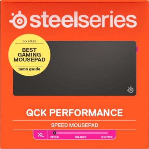 SteelSeries QcK XL Performance Speed Gaming Mousepad – 900 x 400 mm – Extra Density, Low-Profile Stitching, Non-Slip Base 25