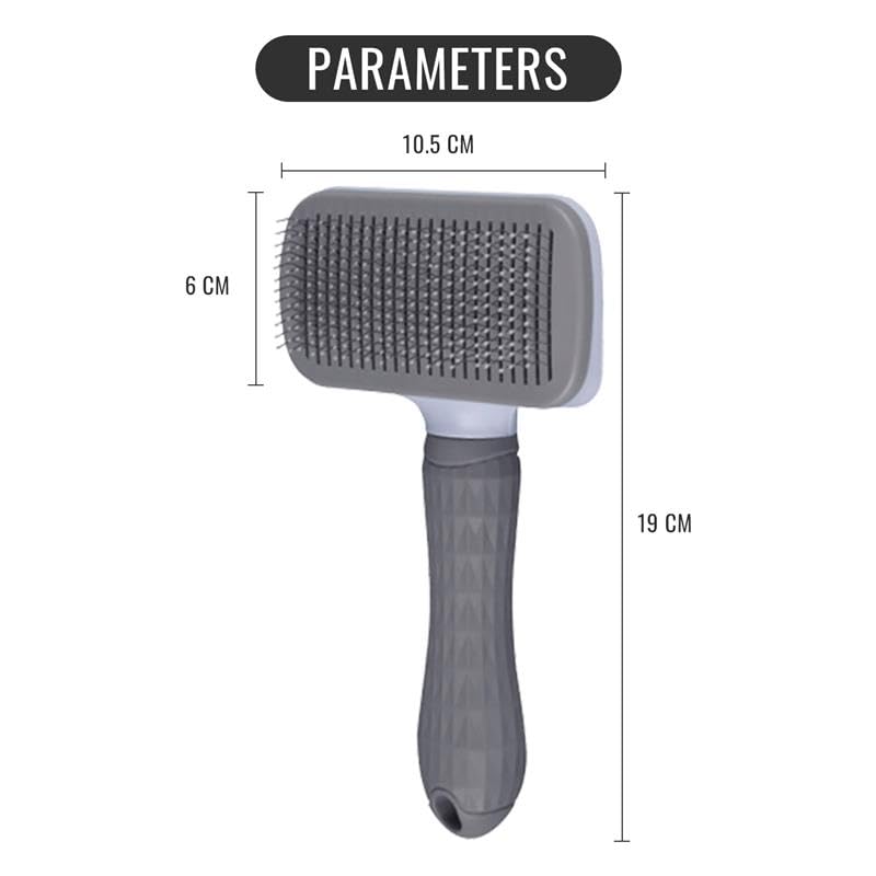 Edipets Pet Brush - Detangling & Undercoat Removal | Steel Bristles with Rubber Tips | Gray 3