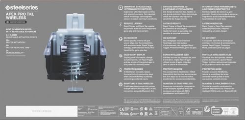 SteelSeries Apex Pro TKL Wireless Gen 3 (2025) - HyperMagnetic Gaming Keyboard 11