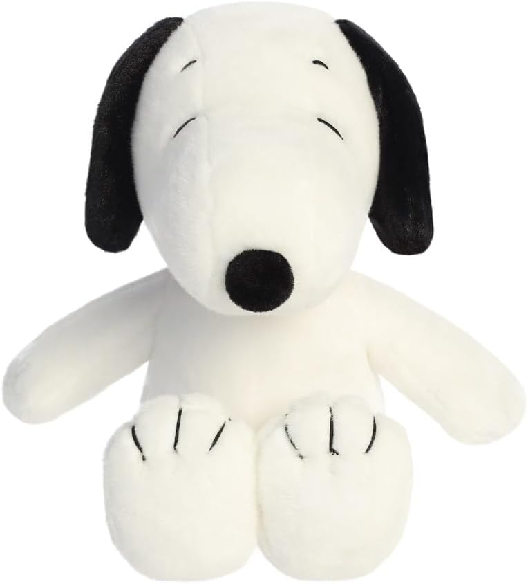 Aurora Peanuts - Snoopy 12" Soft Toy, White & Black 3