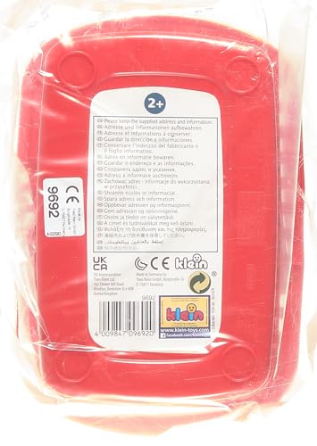 Theo Klein Pretend Play Shopping Basket for Kids - Durable Plastic Toy Grocery Bag with Handle, Multicolored 8