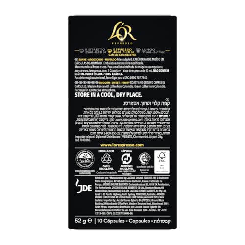 L'OR Origins Colombia Coffee Pods x10 (Pack of 10, 100 Capsules) 8