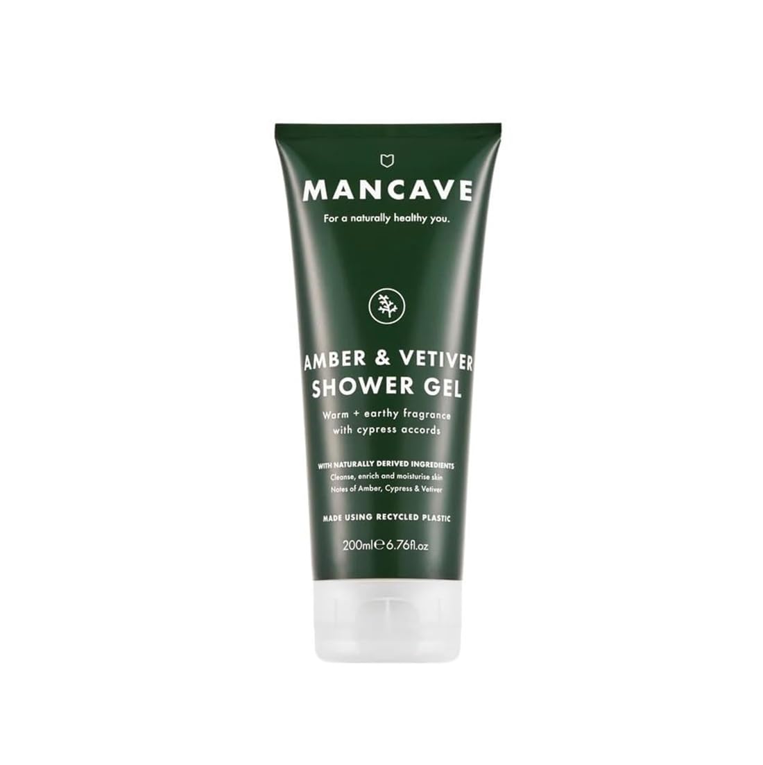 ManCave Amber Vetiver Shower Gel - 200ml | Natural Ingredients | Vegan 1