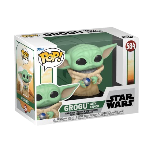 Funko Pop! Star Wars: The Book of Boba Fett - Grogu with Armor Vinyl Figure (68650)