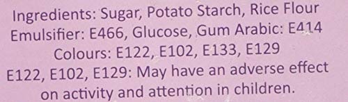Culpitt - Mini Flowers Assorted Sugar Pipings 6mm and 10mm with Royal Icing Centre, Pack of 100 Pink 4