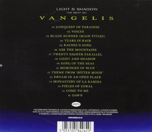Vangelis - Light and Shadow: The Best of Vangelis [CD] 2