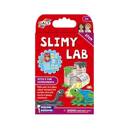 Galt Slimy Lab Science Kit - STEM Learning Slime Experiments for Kids Ages 5+ 7
