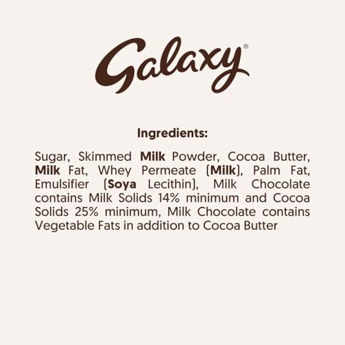 Galaxy Smooth Milk Chocolate Bar - 360g for Movie Night Indulgence [Chocolate Snack] 6