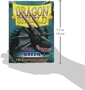 Dragon Shield Green 100ct Trading Card Sleeves for Magic: The Gathering, Pokémon