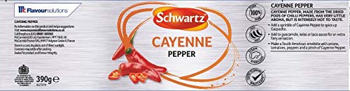 Schwartz Cayenne-Pfeffer – Scharfes Cayenne-Chilipulver für Chili con Carne 5