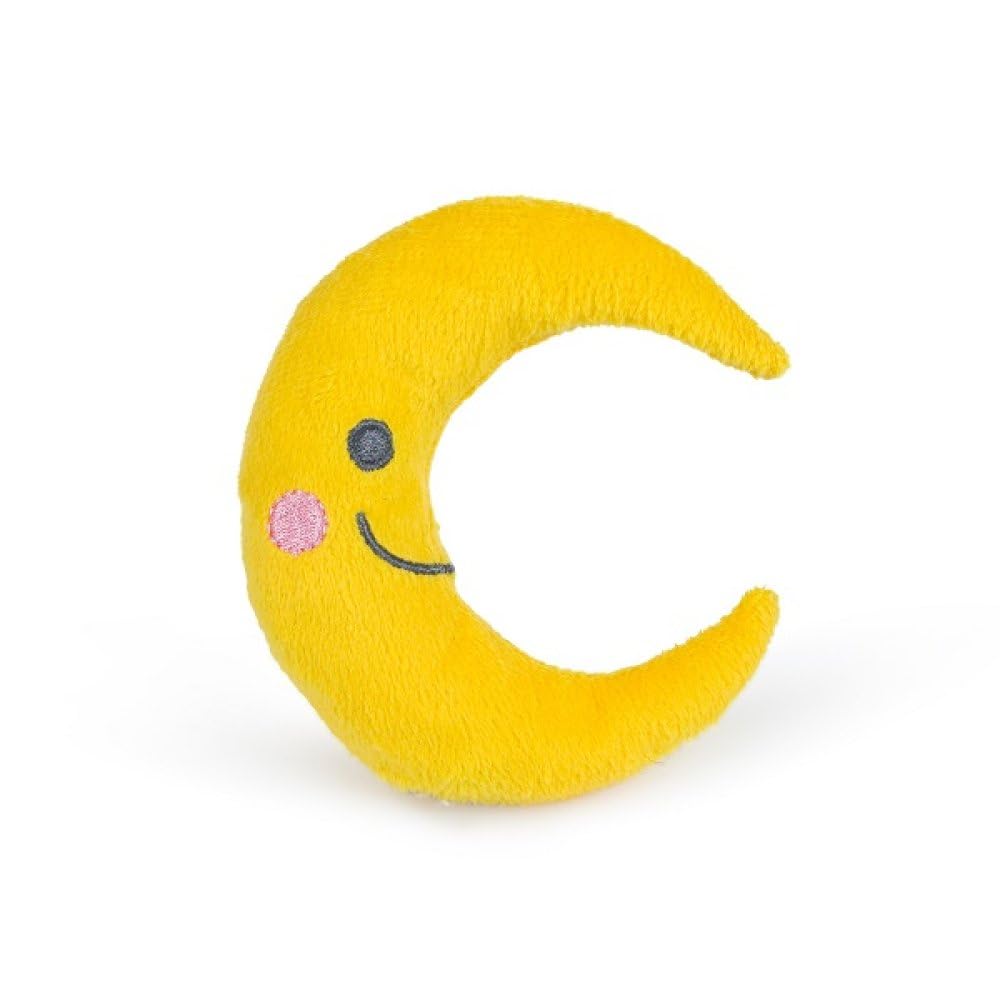 Petface Little Pet Moon Plush Cat Toy - Catnip Infused | Lightweight | Polyester