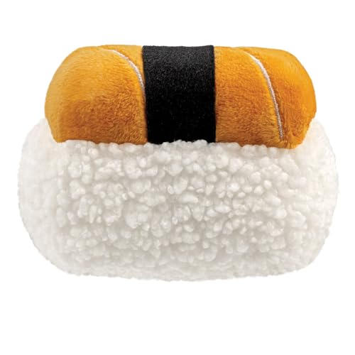 AURORA Palm Pals Suhiro Salmon Sushi Soft Toy 13cm White & Orange Collectible 4