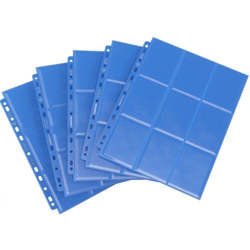 Gamegenic Sideloading 18-Pocket Pages Pack of 10 - Blue 3