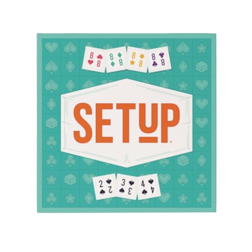 Bezzerwizzer SETUP Tile Rummy Board Game for Families, Ages 8+, 2-4 Players, 25-Minute Playtime 4