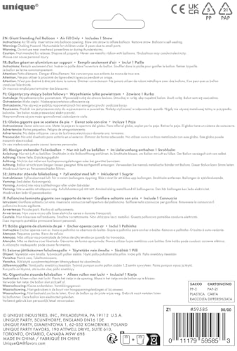 Majestic Silver Number 5 Foil Balloon - Elegant Party Decor for Milestone Celebrations 4