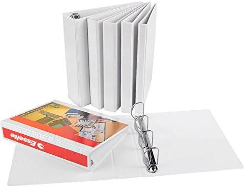 Esselte Essentials Presentation Binder, PP, 3 cm Ring Diameter, 49703 - A4, White 2