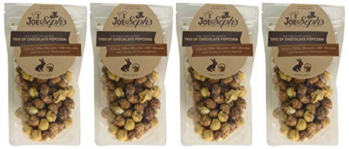 Joe & Seph's Trio of Chocolate Popcorn Pouch (80g) - White, Milk & Cookies and Cream Flavours 3