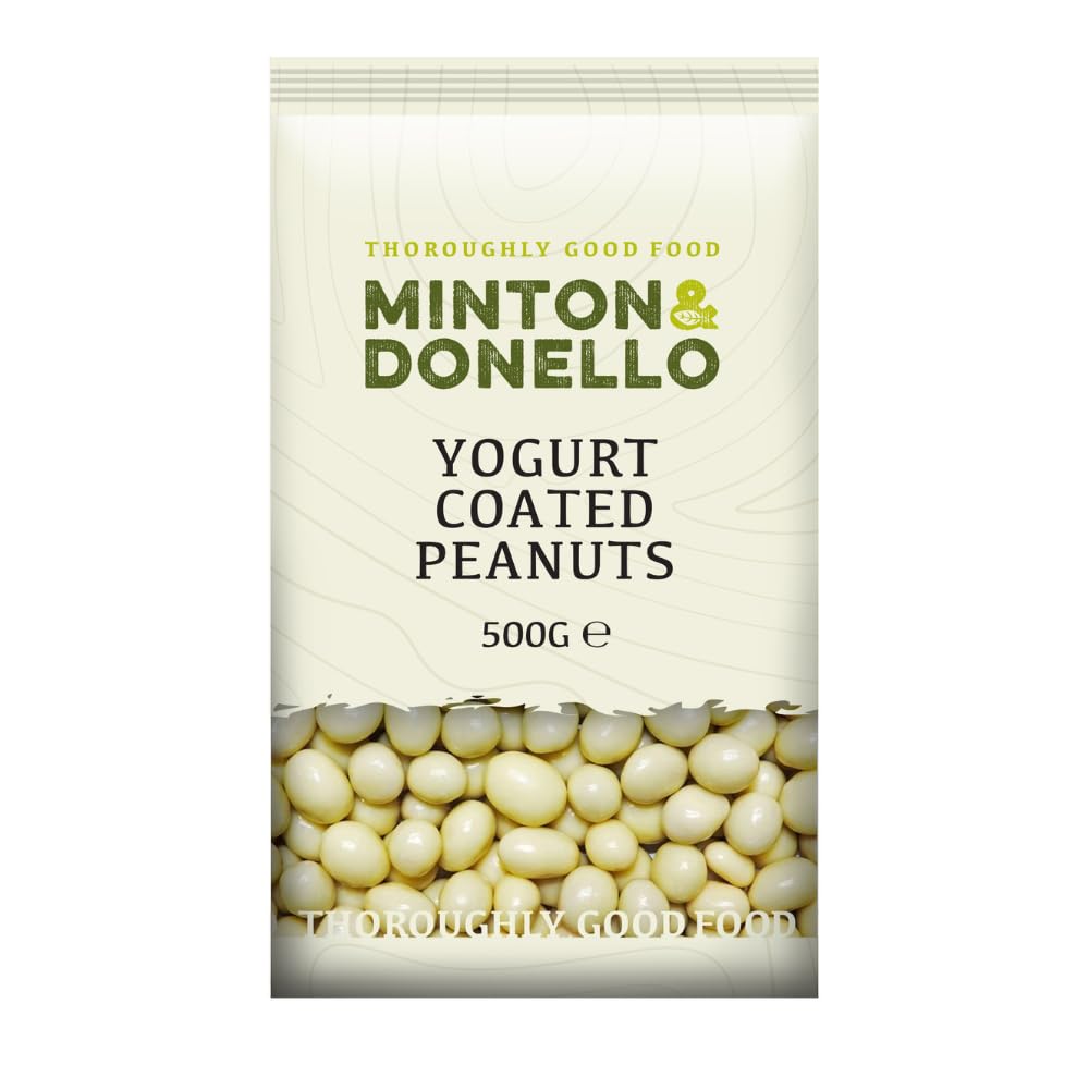 Minton & Donello Yogurt Coated Peanuts 500g - Vegetarian Snack