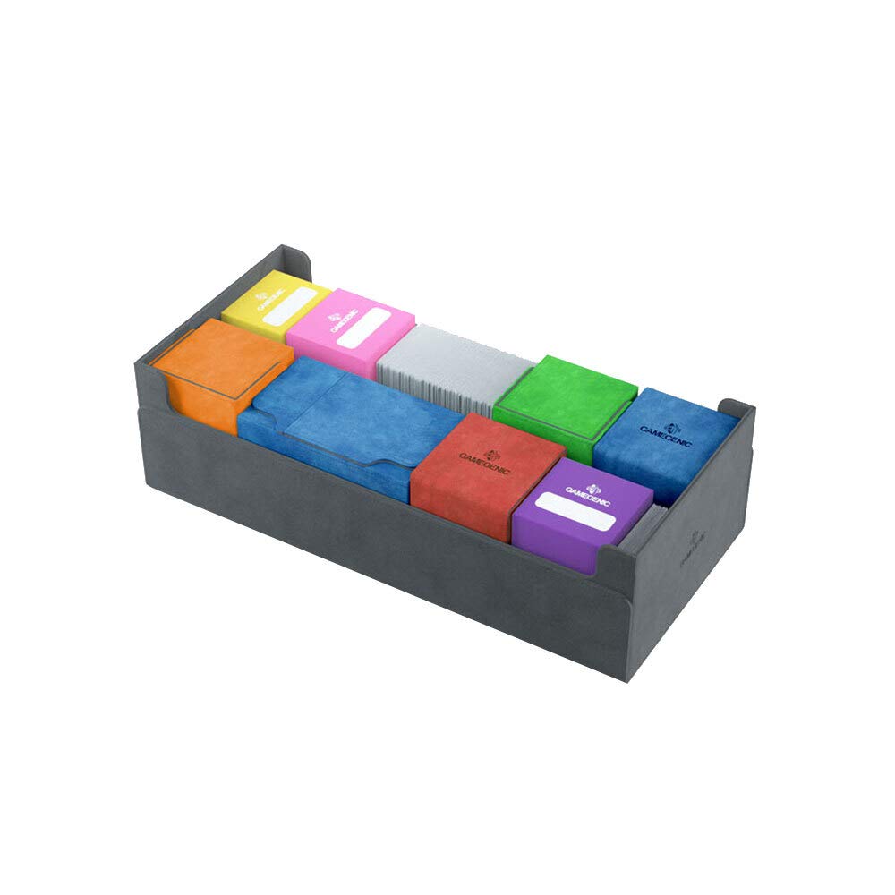 Gamegenic Dungeon 1100+ Convertible Midnight Grey Card Storage Box 3