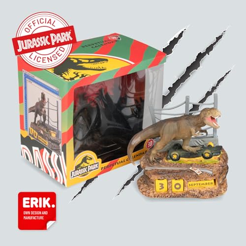 Grupo Erik Jurassic Park T-Rex 3D Perpetual Flip Calendar 7