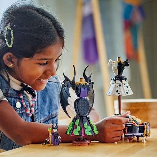 LEGO Disney Maleficent and Cruella De Vil Dresses Building Set - Creative Fashion Toy for 9+ 18