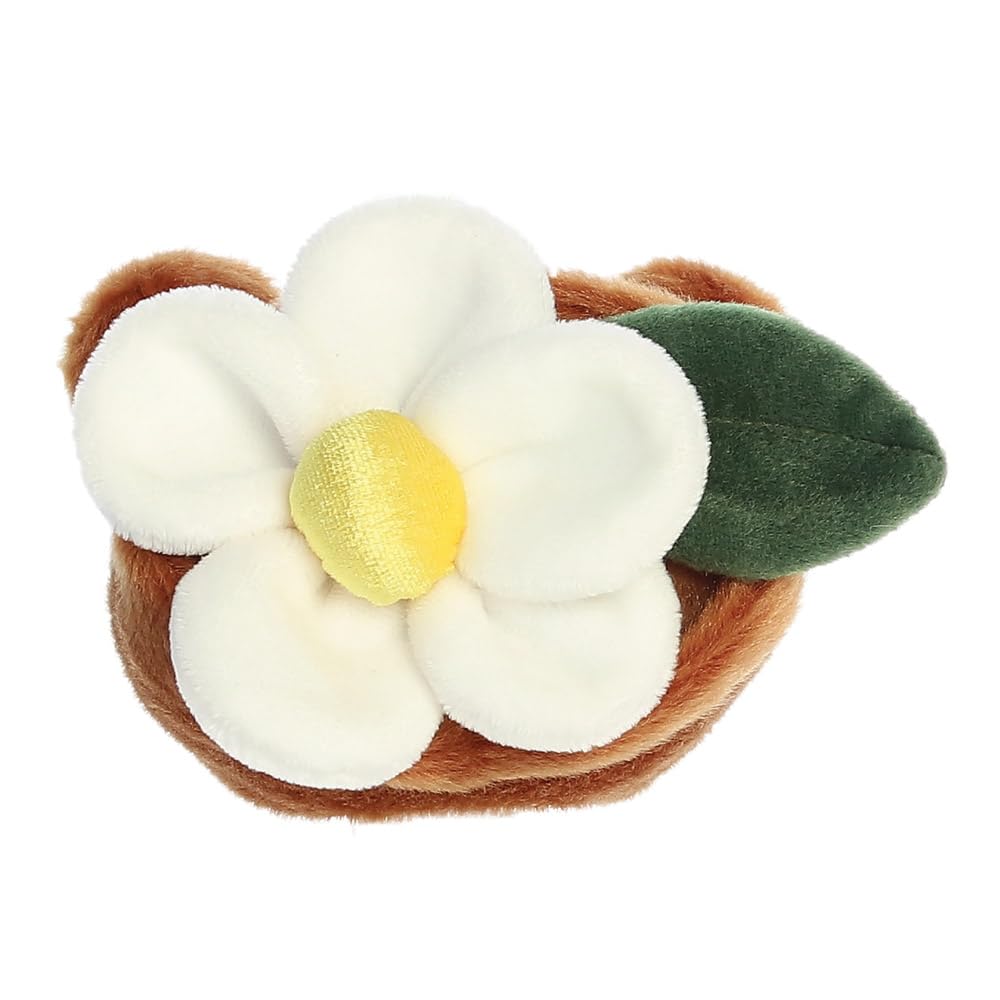AURORA Palm Pals Junie Daisy Soft Toy | 13cm Plush | Recycled Materials | Suitable from Birth 4