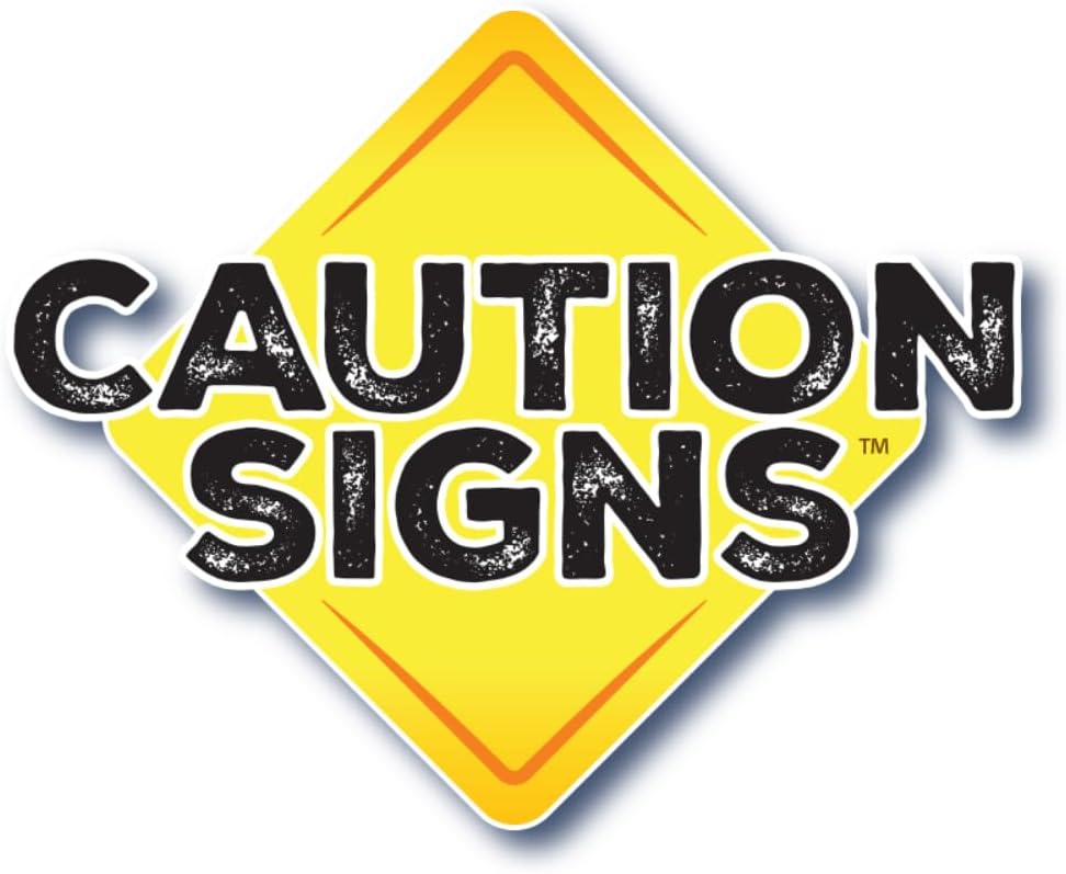 Wise Wizard Games Caution Signs - Fast-Paced Party Board Game for 3-9 Players