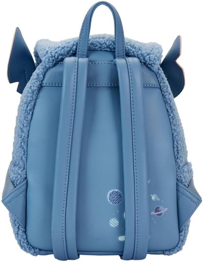 Loungefly Stitch Plush Pocket Mini Backpack
