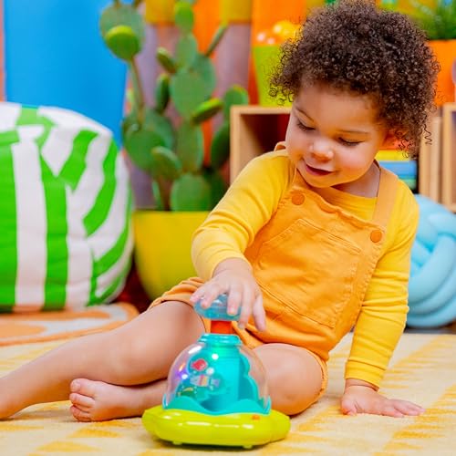 Bright Starts Press & Glow Spinner - Light-Up Musical Activity Toy for 6+ Months 11