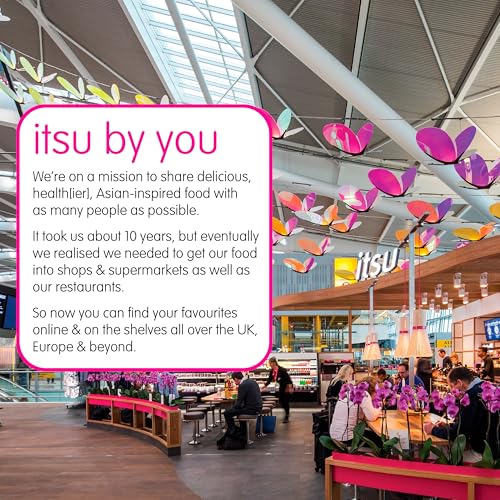 Itsu Big Chilli Miso Instant Noodles & Broth Pot 98g - Pack of 4 | Gluten Free Vegan Rice Noodles 6