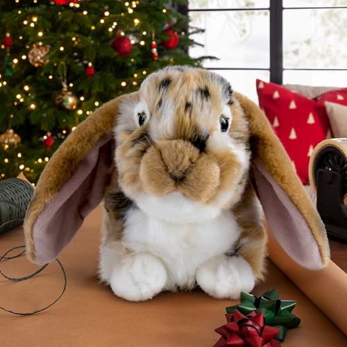 Living Nature Brown Dutch Lop Eared Rabbit Plush Toy - 26 cm Eco-Friendly Stuffed Animal 7