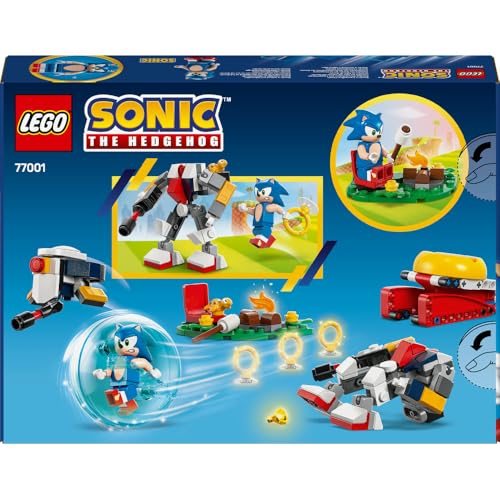 LEGO Sonic the Hedgehog Sonic’s Campfire Clash Building Set with Speed Sphere Launcher 11